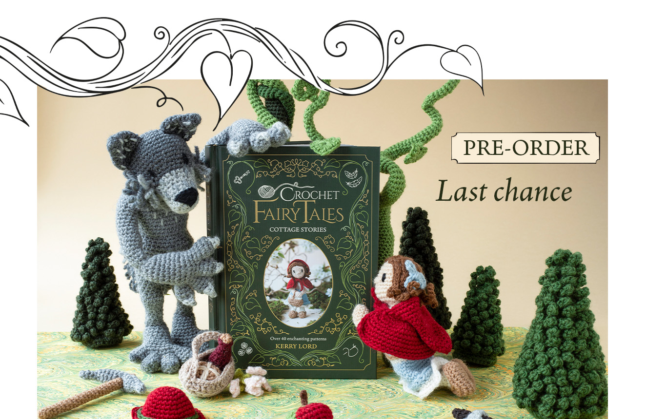 Cottage Stories pre order closing soon red riding hood wolf kerry lord crochet patterns